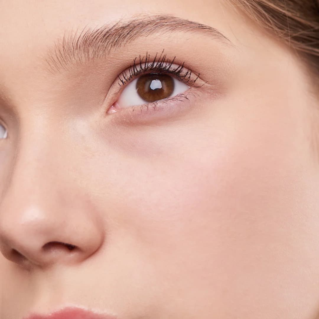 Closeup of woman's face