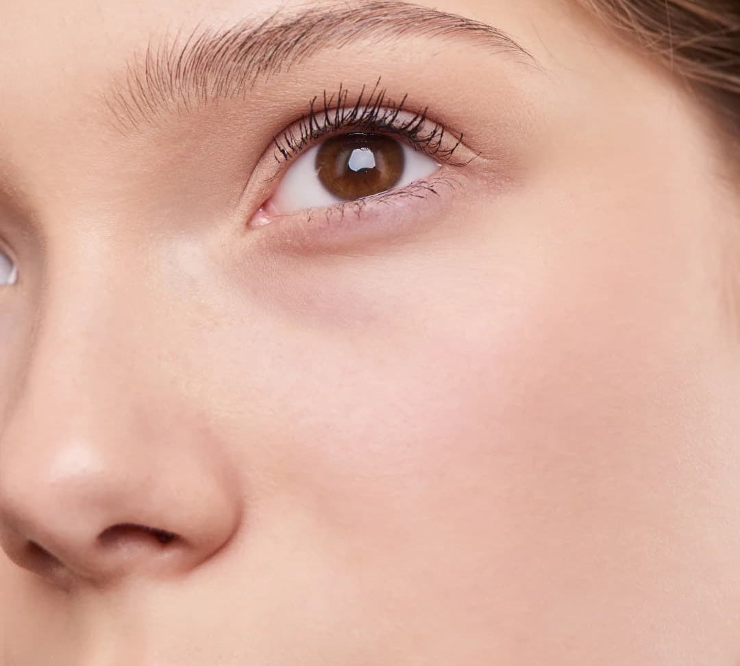 Closeup of woman's face
