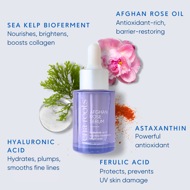 Afghan Rose Serum - Ageless Drops - Rena Roots™
